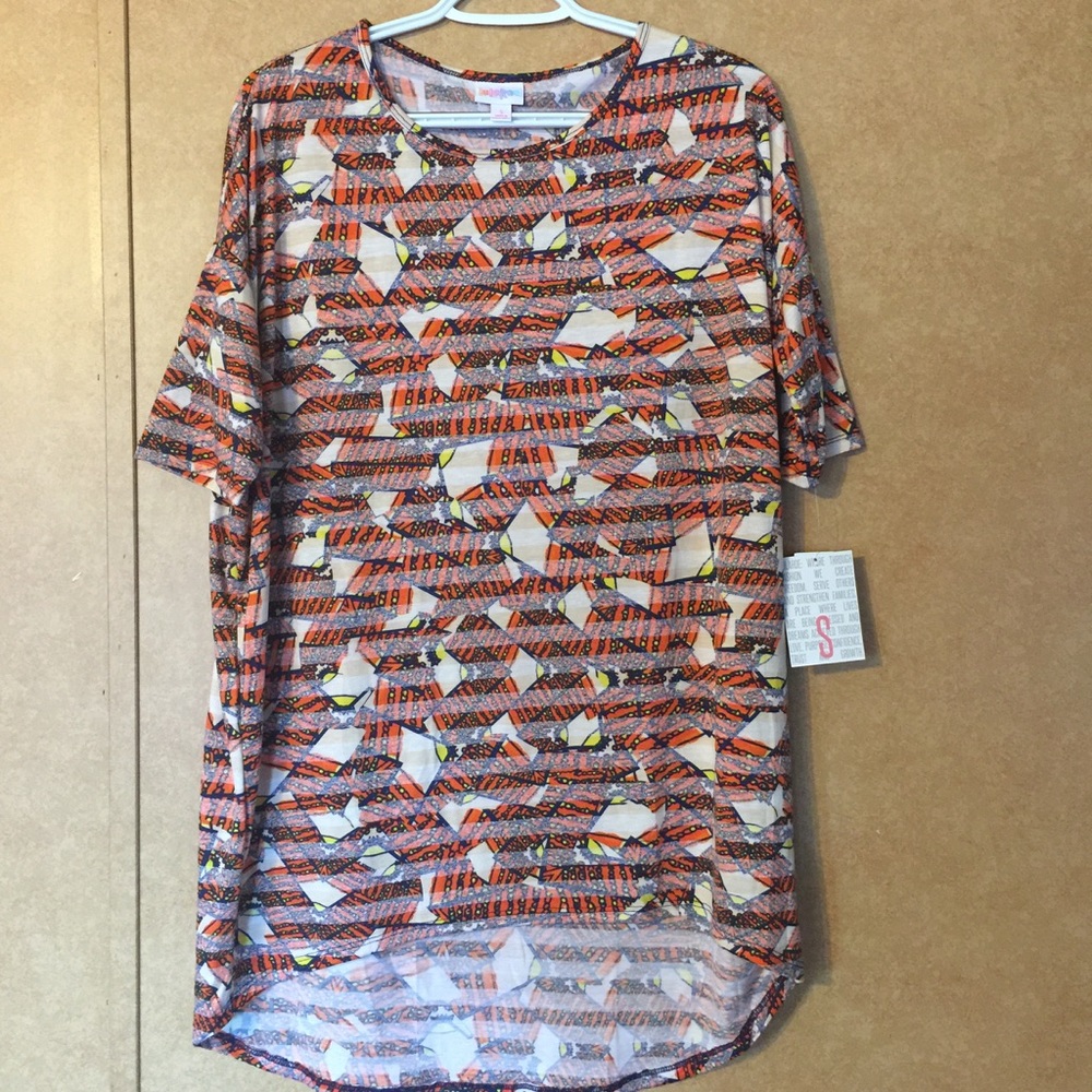 Lularoe Small Fall Autumn Irma with stripes